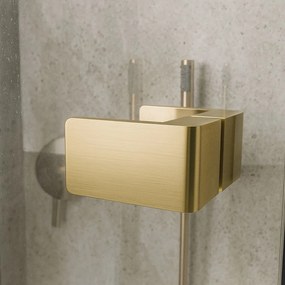 Paravan de dus Rea Atlas 120 Brush Gold