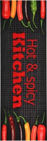 vidaXL Covoraș de bucătărie lavabil, model Hot & Spicy, 60 x 180 cm