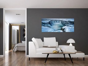 Tablou - Cascadele zeilor, Islanda (120x50 cm)