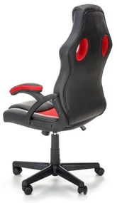 Scaun de birou KENU, negru/roșu