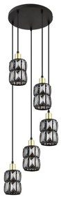 Lustra cu 5 pendule design modern WOLLI