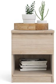 Noptieră cu aspect de lemn de stejar Naia - Tvilum