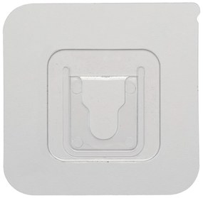 Perie de WC albă autoadezivă din plastic Zalana – Allstar