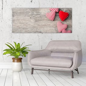 Tablou - Inimioare (120x50 cm)
