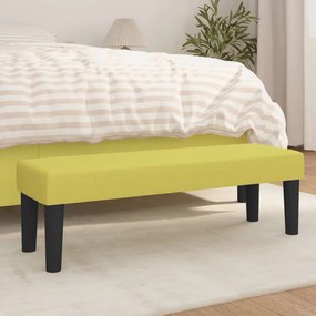 346651 vidaXL Bancă, verde, 100x30x30 cm, textil