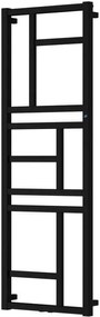 Instal Projekt Mondrian calorifer de baie decorativ 144x50 cm negru MON-50/140D50C31