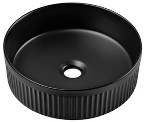COMAD BEYOND 2 BLACK (E-6565) - Lavoar BEYOND pr. 36 cm negru mat pe blat