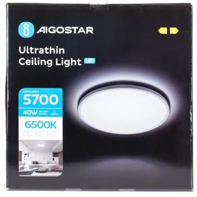Aigostar - Plafonieră LED pentru baie LED/40W/230V 6500K d. 54 cm IP44