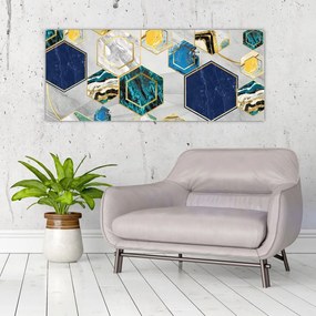 Tablou - Compoziție de marmură (120x50 cm)