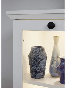 Vitrină Bobbie 3D1W (Stejar artisan + negru). 1052778