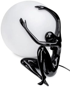 Lampa de podea decorativa cu design original Woman 50 negru