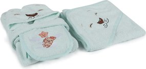 Set baie bebelusi ASLAN, verde menta, bumbac