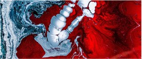 Tablou cu pete abstarcte (120x50 cm)
