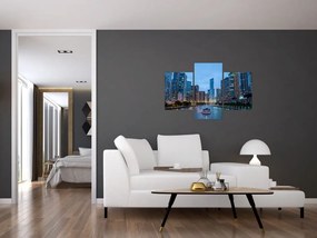 Tablou oraș nocturn (90x60 cm)