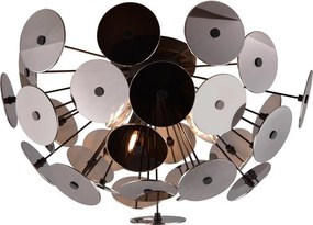 Plafonieră negru-mat Discalgo – Trio