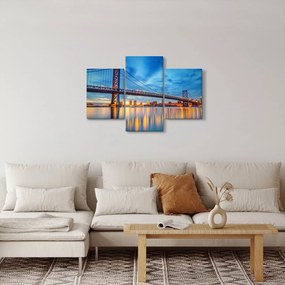 Tablou - Podul Benjamin Franklin, Philadelphia (90x60 cm)