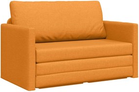 vidaXL Pat canapea 110cm Galben Întunecat țesătură