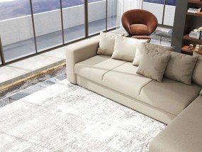 Colțar extensibil dumonde cu ladă de depozitare si sezut confortabil din spuma high-density, Gloria Enjoy Camel II 320x183 cm