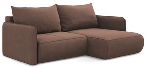 Colțar roz extensibil/cu spațiu de depozitare (cu colț pe partea dreaptă) Nanea – Makamii