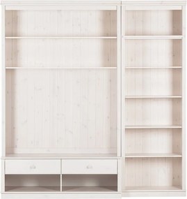 Set TV alb din lemn de pin 214x223 cm Anita – Støraa