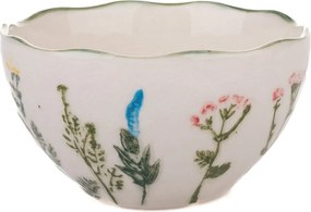 Bol mic alb din porțelan Flower Garden – Dakls