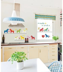 Autocolant Fanastick Small Colorfull Horses