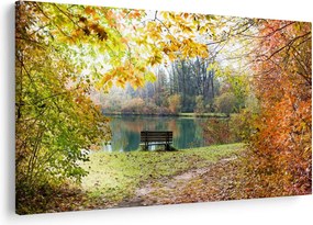 Tablou cu pescărie (90x60 cm)