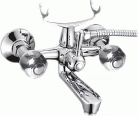 Baterie cada-dus Inter Ceramic Klier dubla comanda crom lucios cu set de dus