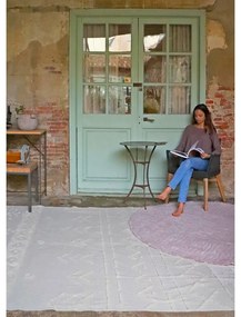 Covor alb lavabil/țesut manual din bumbac 200x300 cm Tribu Natural – Lorena Canals