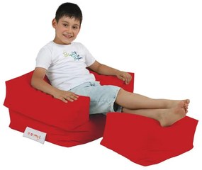 Fotoliu puf Kiddo (Roșu). 1101675