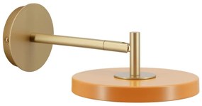 Aplică de perete portocalie LED cu intensitate reglabilă ø 15 cm Asteria Wall Short – UMAGE