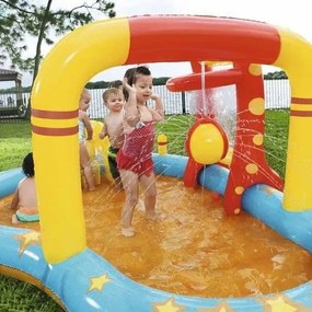 Piscina gonflabila pentru copii, de joaca, cu tobogan, 435x213x117 cm, bestway lil' champ