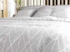 Lenjerie de pat din bumbac Renforce CREP GRAY STRIPES gri Dimensiune lenjerie de pat: 70 x 90 cm | 140 x 200 cm