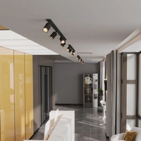 Spot încastrat NEX 4xGU10/10W/230V negru