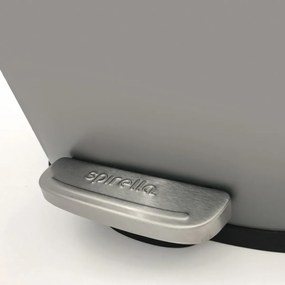 Coș de gunoi cu pedală soft-close Spirella Akira 12 l, gri-maro mat, 12 l