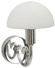 Mauro Ferretti Lampa De Perete Argintie cm 23X15X22 | Aosom Romania