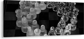 Tablou - șah albnegru (120x50 cm)