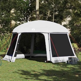 vidaXL Cort de piscină cu pereți detașabili, gri 512x458 cm