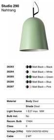Lustra suspendata design modern Studio 290 verde