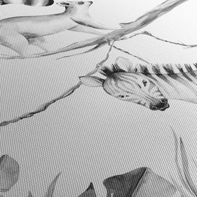 Tablou - Acuarelă Jungla (120x50 cm)