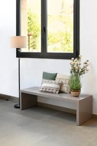 Plantă decorativă interior lila cu accente roz pal și verde din PVC cu structură din metal, "Liraya"