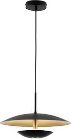 Pendul LED pe cablu MONICA LED/16W/230V negru/auriu