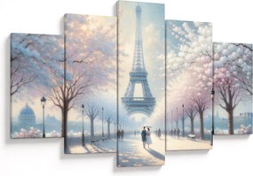 Tablou - Pictură din Paris (150x105 cm)