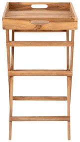 Masă de servire pentru grădină din lemn de tec 29x39 cm Ronda – House Nordic