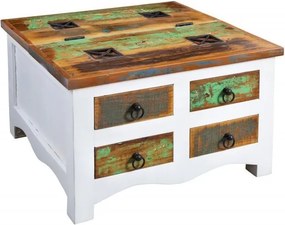 Masuta design vintage, Shabby Chic Jakarta 70cm, white wash