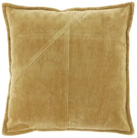 Perna decorativa catifea WIES 45x45 cm, mustar