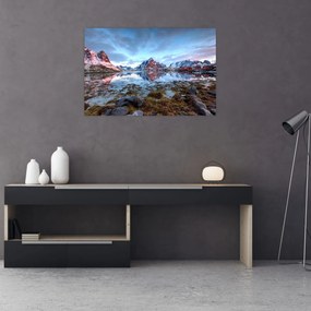 Tablou - Răsărit de soare deasupra Reine (90x60 cm)