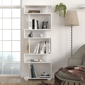 Bloc de bibliotecă alb