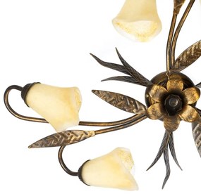 Plafonieră ONLI ALGA 6xE14/6W/230V bronz