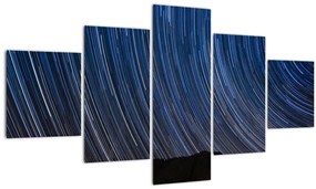 Tablou  cu stele noaptea și cerul (125x70 cm), în 40 de alte dimensiuni noi